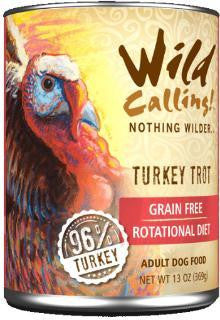 Wild Calling! Turkey Trot 96% Turkey Dog Food 12-13Z Discount