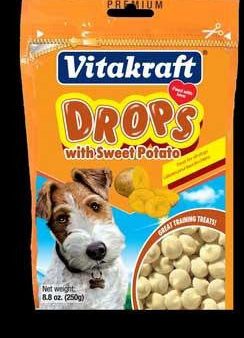 Vitakraft Dog Sweet Potato Drops Pouch 8.8oz on Sale