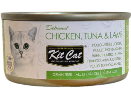 Kit Cat Lata Toppers - Pollo, Atún & Cordero 80g Hot on Sale