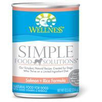 Wellness Simple Food Solutions Salmon & Potato Formula Canned Dog 12-12.5oz on Sale