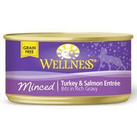 Wellness Minced Turkey-Salmon Cat 24-5.5 For Discount