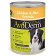 AvoDerm Natural Chicken Meal &amp; Rice - Dog 12-13 oz. For Sale