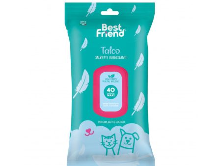 Best friend toallitas talco 40und 30x20cm Supply