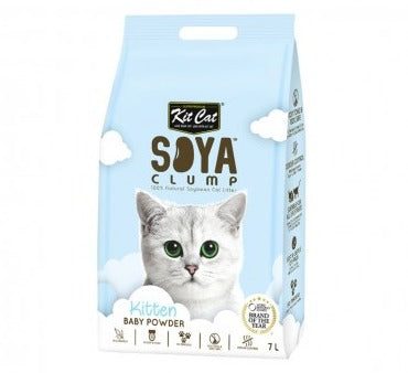 KIT CAT ARENA ECO SOYACLUMP - BABY POWDER 7L on Sale