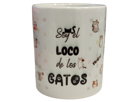 Taza  Soy el loco de los gatos  Online