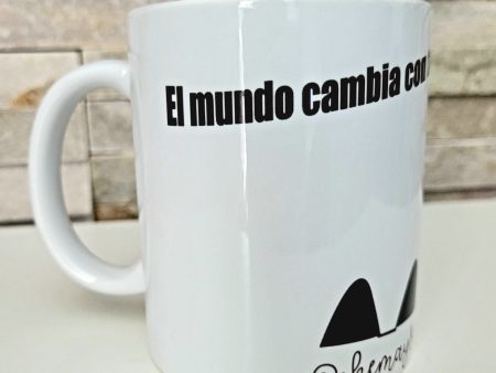 Taza el mundo cambia Online Sale