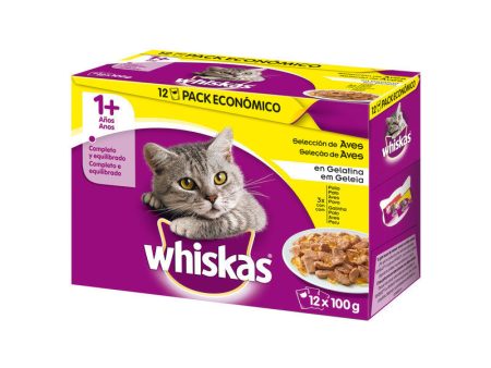 Whiskas Multipack Aves 12 udsx100gr Discount