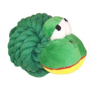 Multipet Rope Head Animals - Frog Online Hot Sale