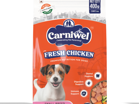 Carniwel Fresh Chicken Kibble Small Breed Puppy Dog Dry Food Hot on Sale