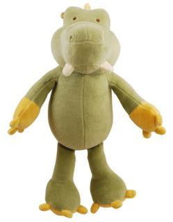 Simply Fido 6  Petite Green-Yellow Gary Alligator With Squeaker Hot on Sale