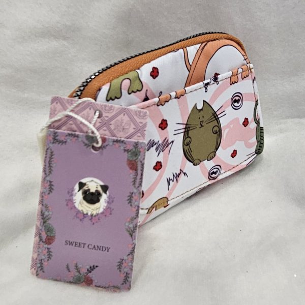 Cartera-monedero Sweet Candy estampado gatitos repelente al agua 1 Online Hot Sale