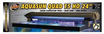 ZooMed AquaSun t5HO Quad Hood 24 For Sale