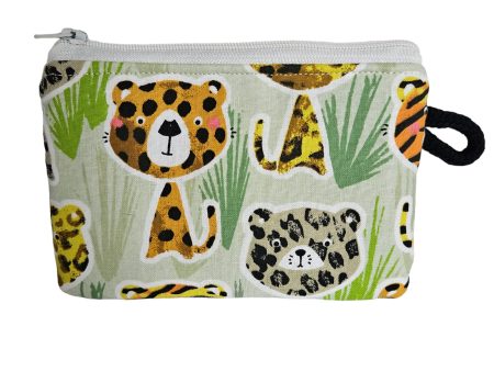 Cartera-monedero con estampado  de gatitos y tigres on Sale