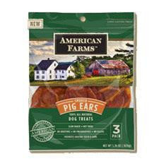 American Farms Smoked Pig Ear 38.4Z Bagged Online Sale