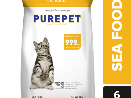 Purepet Seafood Adult Cat Dry Food on Sale