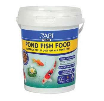 API Pond Fish Food 4 MM Pellet 6.6 oz. Supply