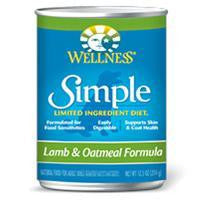 Wellness Simple Food Solutions Lamb & Oatmeal Formula Canned Dog 12-12.5oz Discount