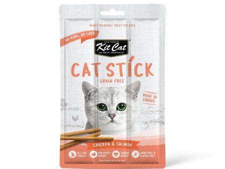 KIT CAT CAT STICK - CHICKEN & SALMON 15G Hot on Sale