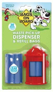 Bramton Company Bags On Board Fire Hydrant Dispenser W-30 Bag refill Supply