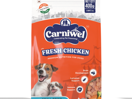 Carniwel Fresh Chicken Kibble Starter For Small Breed Mother & Baby Dog Dry Food Online Sale