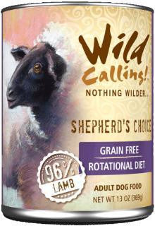 Wild Calling! Shepherd s Choice 96% Lamb Dog Cans 12-13 oz. Fashion