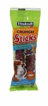 Vitakraft-Sunseed Guinea Pig Crunch Sticks w-Wildberry & Honey Glazed w-Yogurt 2pk Online