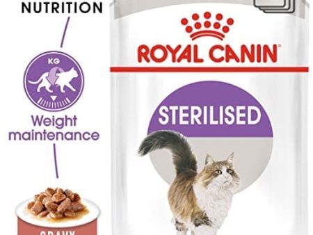 Royal Canin Sterilised Gravy Adult Cat Wet Food Sale