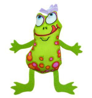 Petstages Madcap Frog & Fly w- Floppy Arms & Legs Catnip Toy Fashion