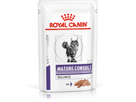 Royal Canin Veterinary Mature Consult Balance Cat 85 gr (Sobre Paté) Cheap