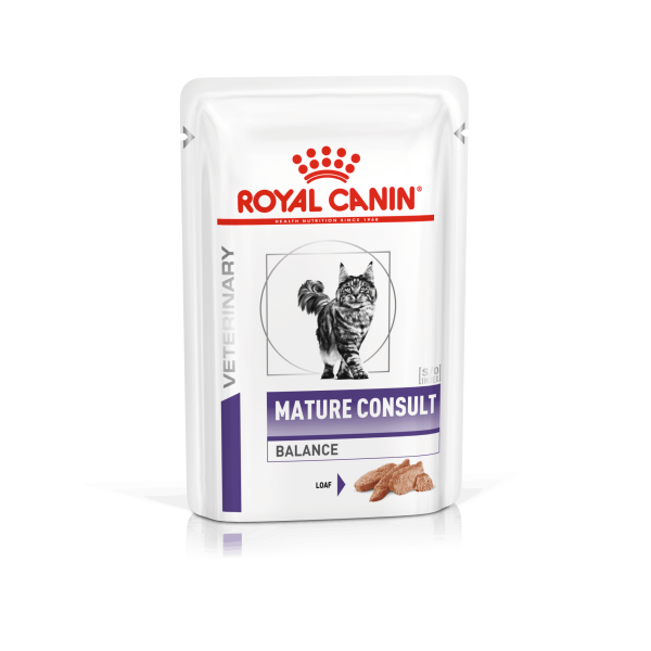 Royal Canin Veterinary Mature Consult Balance Cat 85 gr (Sobre Paté) Cheap