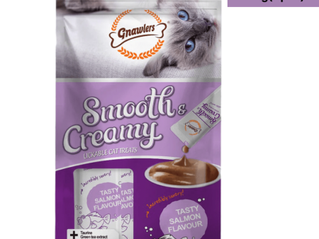 Gnawlers Salmon Flavour Creamy Cat Treats Hot on Sale