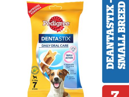 Pedigree Dentastix Oral Care for Adult (Small Breed of 5 to 10 kg) Dog Treats Online now