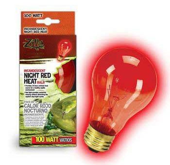 Zilla Night Red Heat Bulb Boxed 100 Watts Fashion