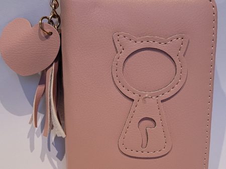 Cartera con diseño de gatete para monedas y tarjetas, en dieferentes colores Online Sale