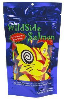 Wild Side Salmon Regular Cat Treat 1.5 oz. For Sale