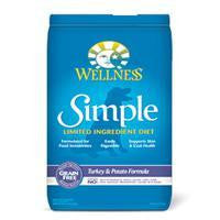 Wellness Simple Food Solutions Turkey & Potato Formula Dry Dog 26# Discount