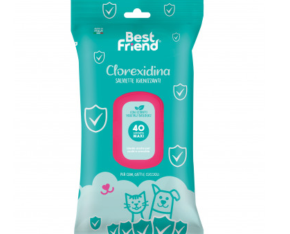 Best friend toallitas clorhexidina 40und 30x20cm Discount