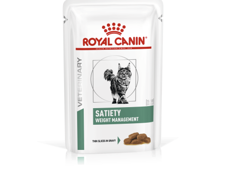 Royal Canin Veterinary Satiety Weight Management Cat 85 gr (Sobre finas láminas en salsa) Hot on Sale