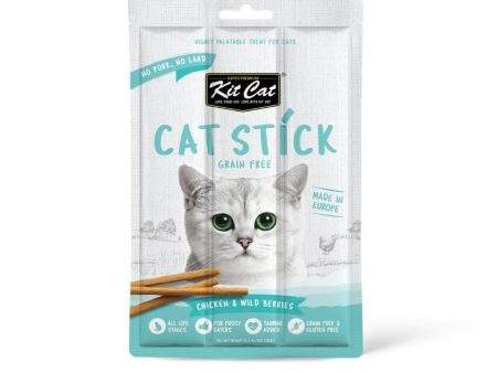 KIT CAT CAT STICK - CHICKEN & WILD BERRIES 15G Online Sale