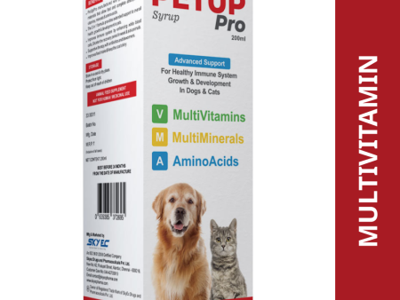 Skyec Petup Syrup Multi Vitamin Supplement for Dogs and Cats For Cheap