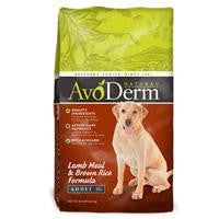 AvoDerm Natural Lamb Meal & Rice - Dog 15 lb. For Sale