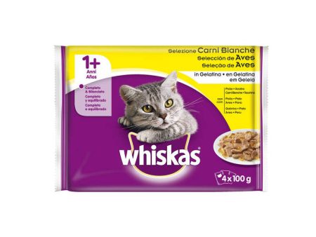 Whiskas Seleccion Aves 4 uds x100gr For Sale