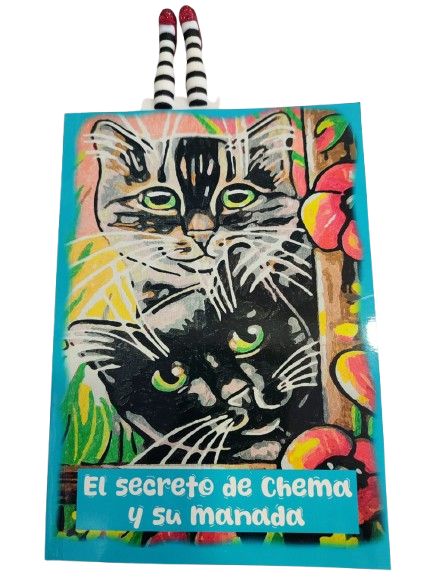 Marcapáginas de patas de bruja y dibujo de gatitos For Discount