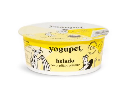 Yogupet Helado de Coco, Piña y Plátano 110g Discount