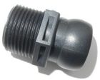 Ball Socket Pipe 1-2  MPT Connector on Sale