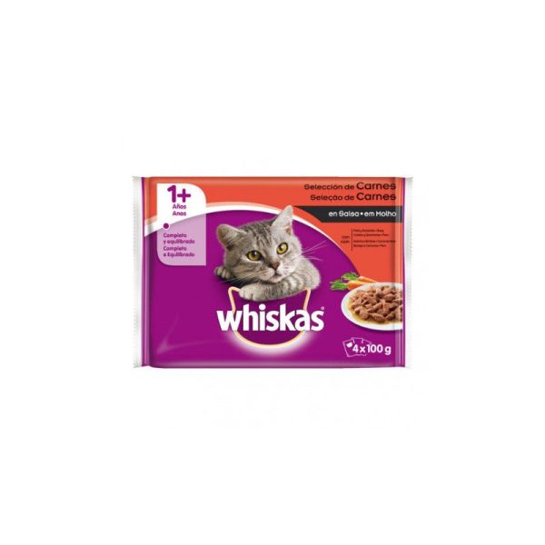 Whiskas Seleccion Carne 4 udsx100g Hot on Sale