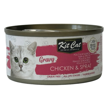 Kit Cat Lata Gravy - Pollo & Boquerón 70g Sale