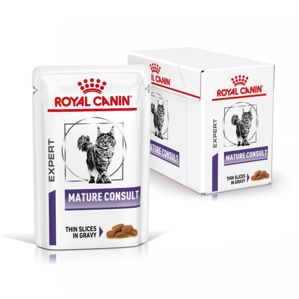 Royal Canin Veterinary Mature Consult Cat 85 gr (Sobre finas láminas en salsa) Supply