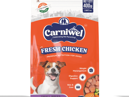 Carniwel Fresh Chicken Kibble Small Breed Adult Dog Dry Food on Sale