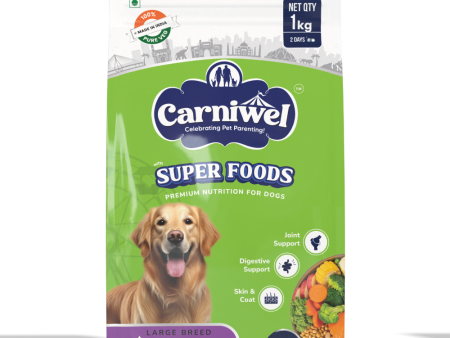 Carniwel Superfoods Veg For Large Breed Adult  Dog Dry Food Online Sale